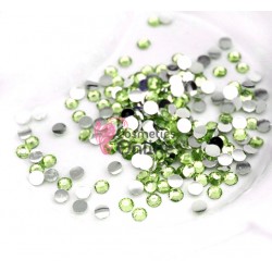 Strasuri din acril 3D Verde deschis de 4,0mm 400 bucati SA064